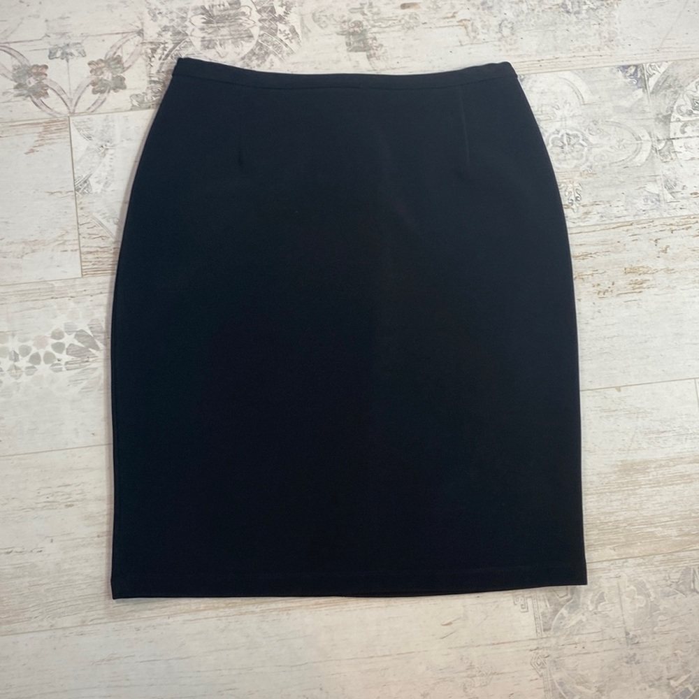 Vintage Chico’s Design Black Pencil Skirt
